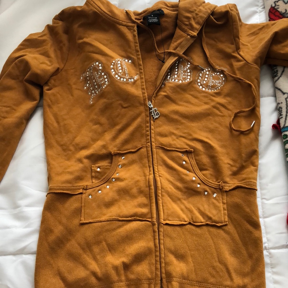 2 BCBG rhinestone hoodies!